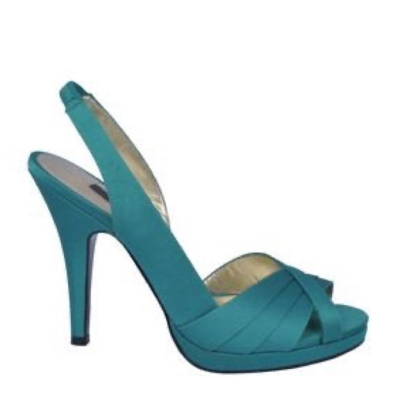 Nina Shoes - Nina Teal Blue Heels